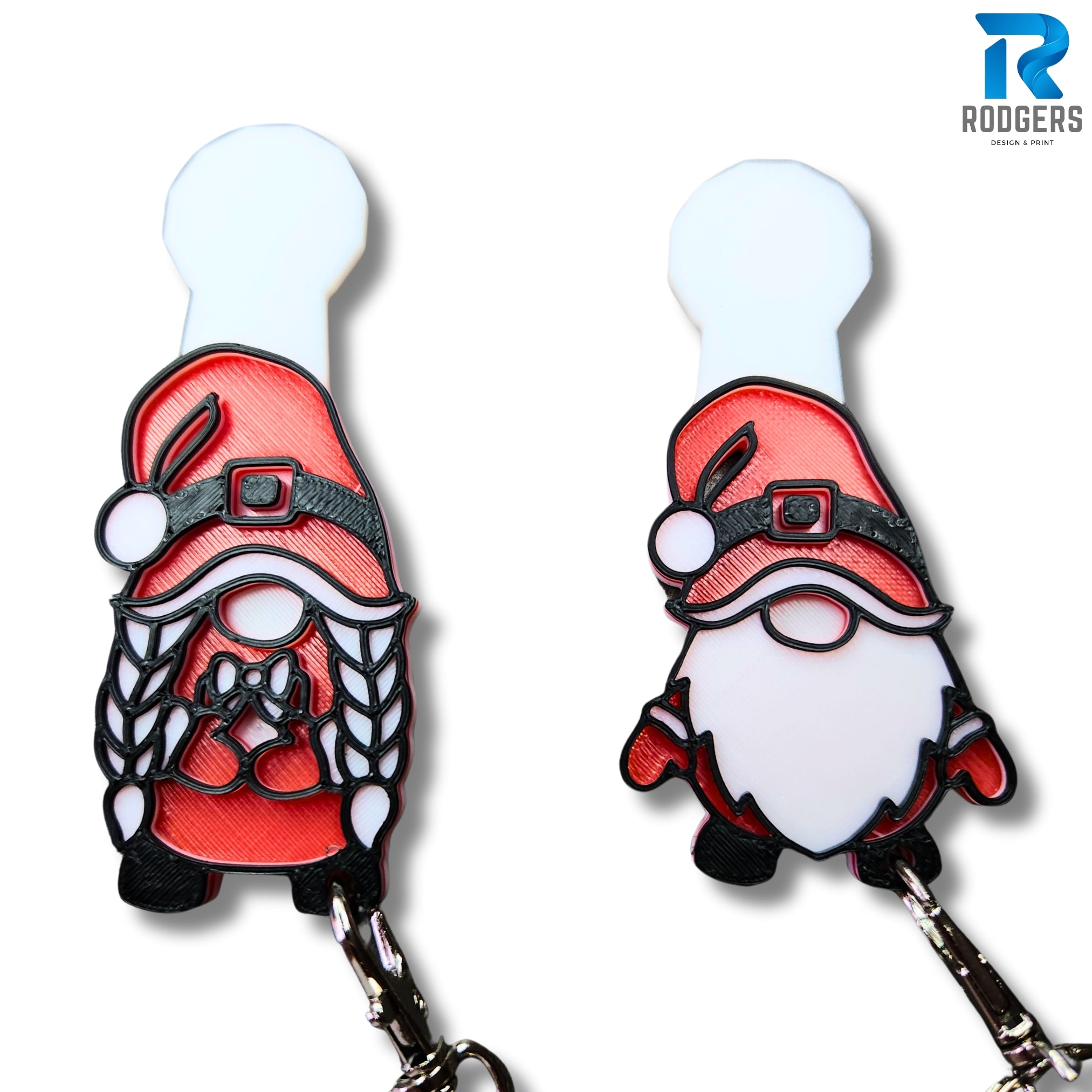 Mr and Mrs Claus Gonk Trolley Key pack