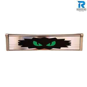 Spooky Halloween Letterbox Sign – Scary Eyes Decoration - outside halloween decoration