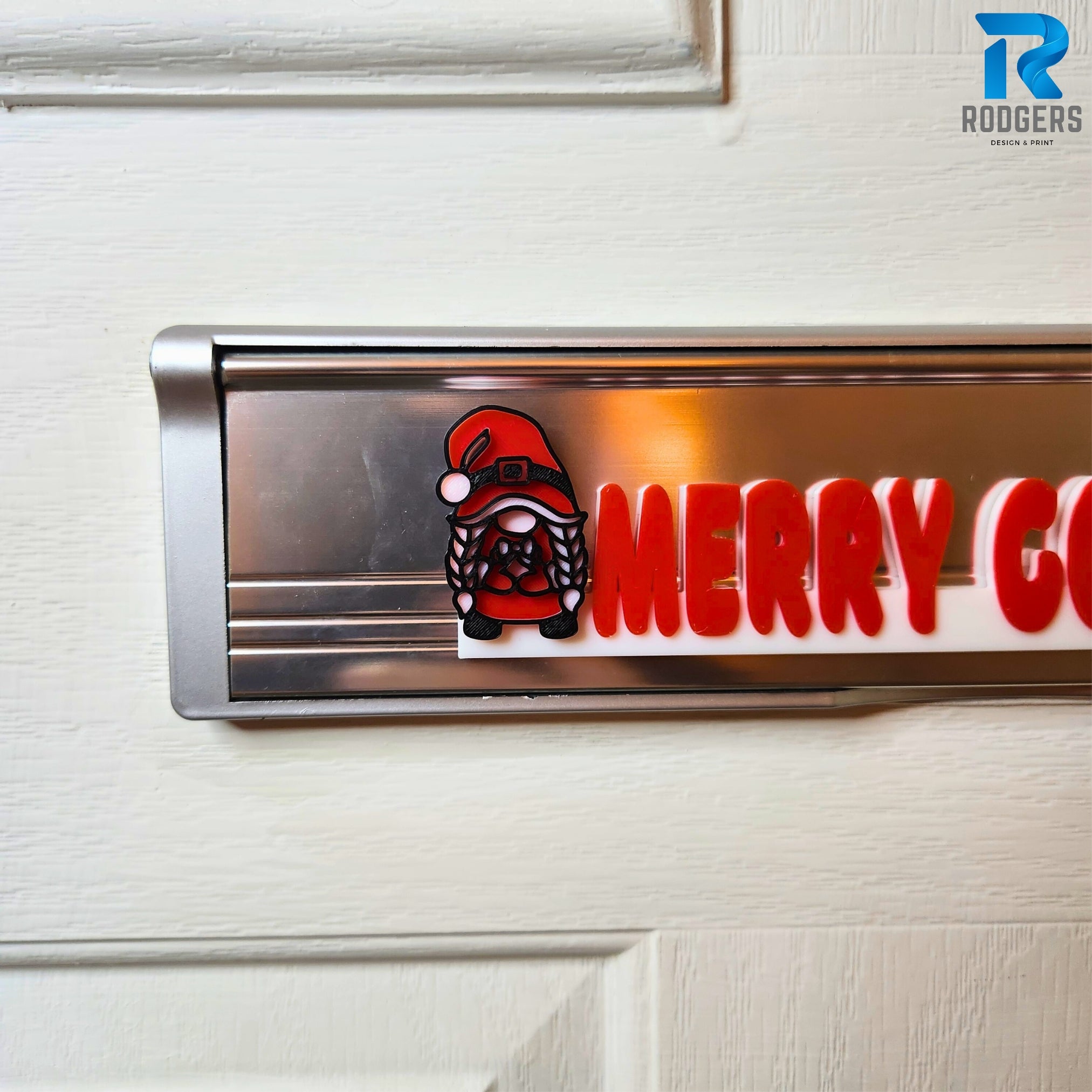 Mrs Claus Gonk Letterbox Sign