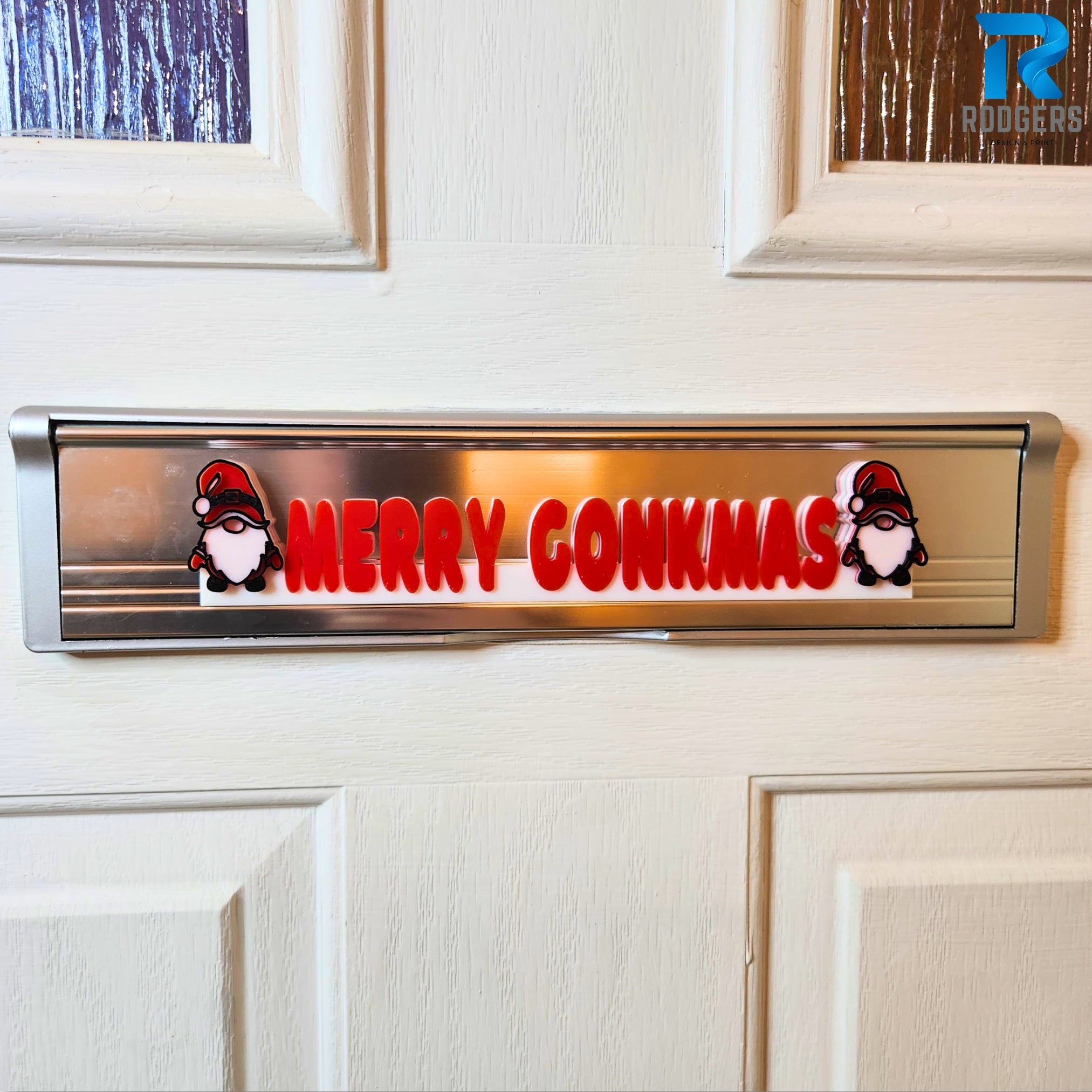 Santa Gonk Letterbox Sign