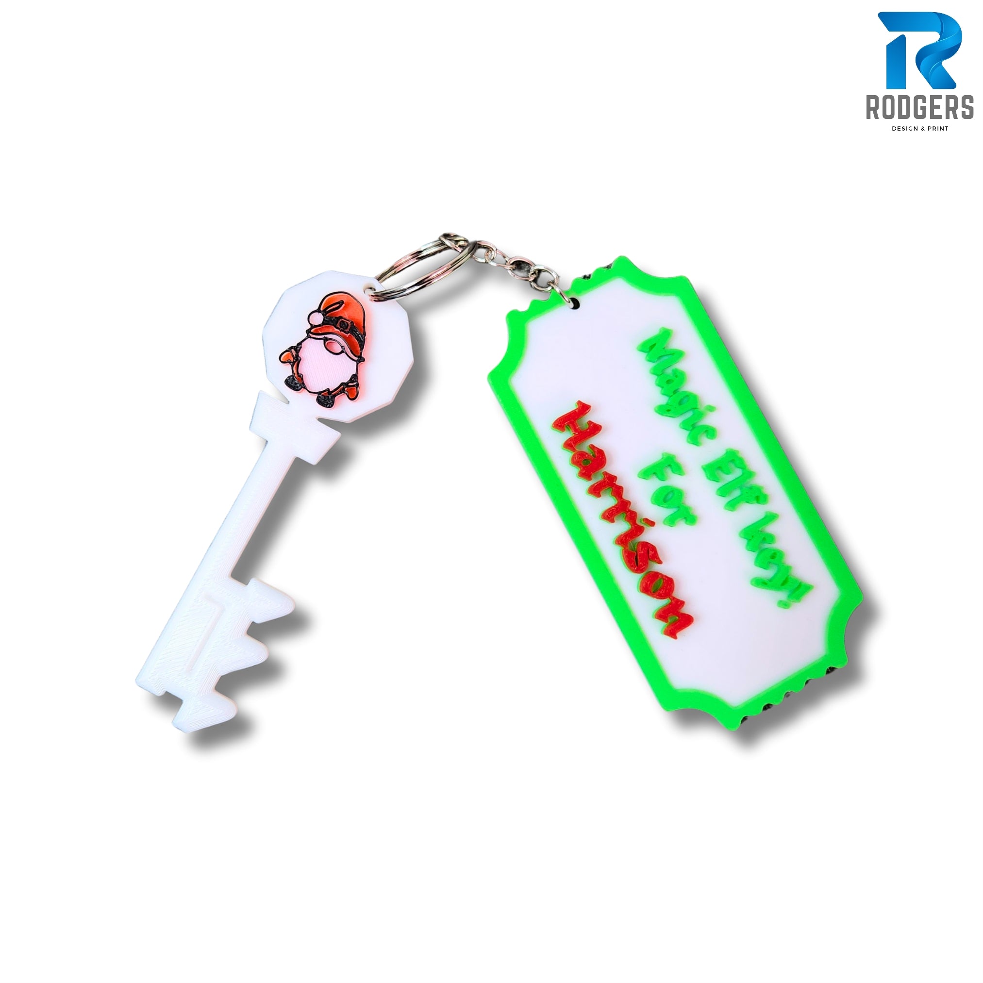 Personalised Magic Elf and Santa Key