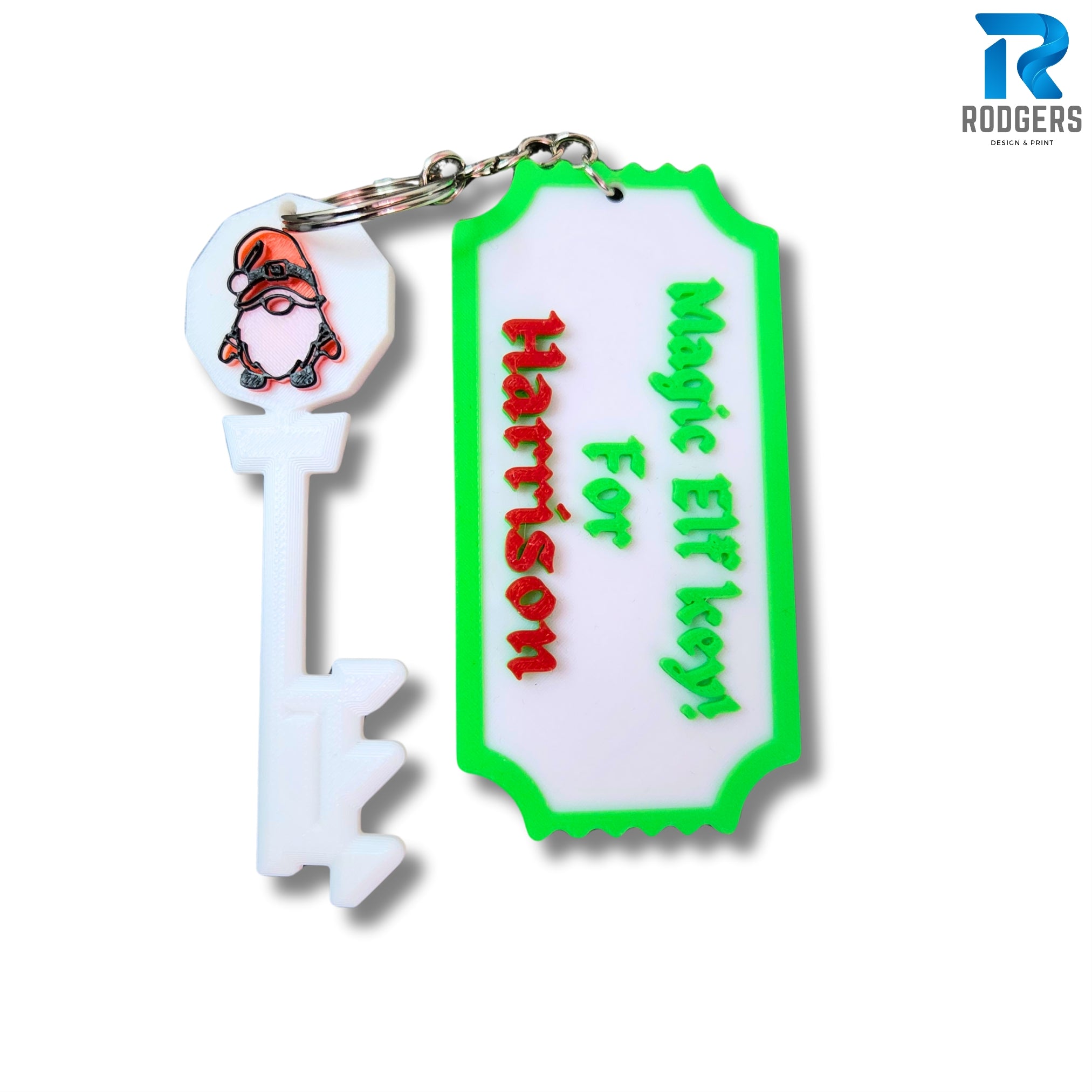Personalised Magic Elf and Santa Key
