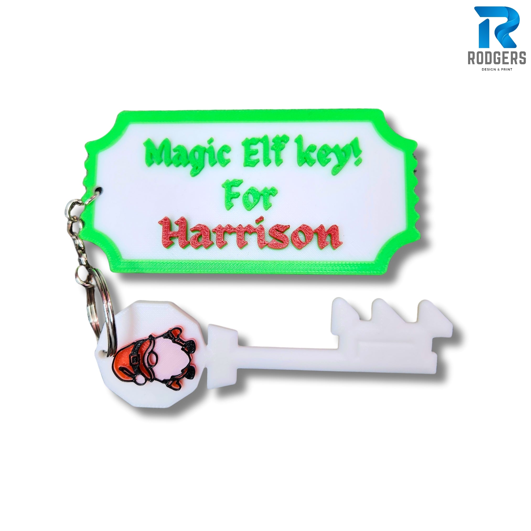 Personalised Magic Elf and Santa Key