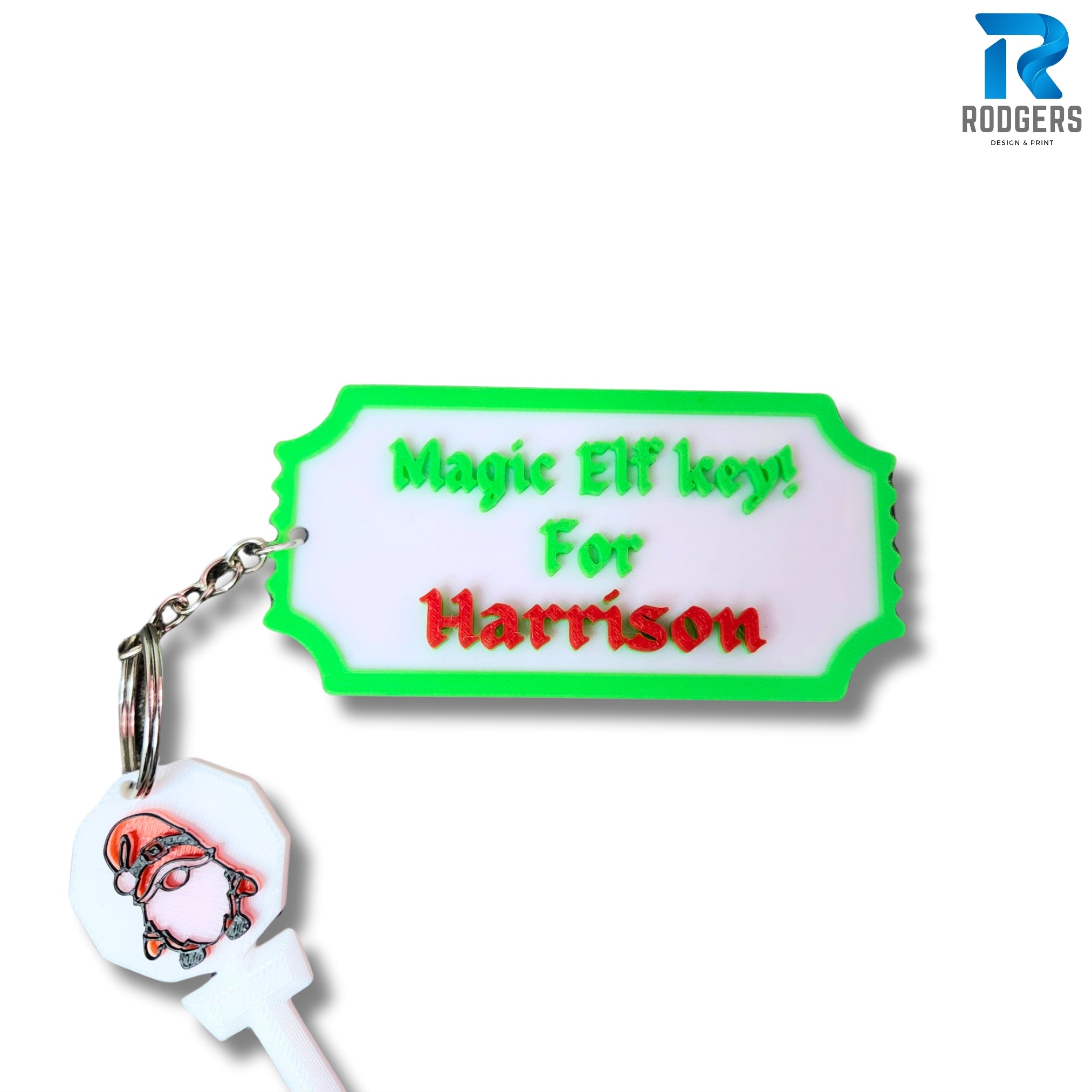 Personalised Magic Elf and Santa Key