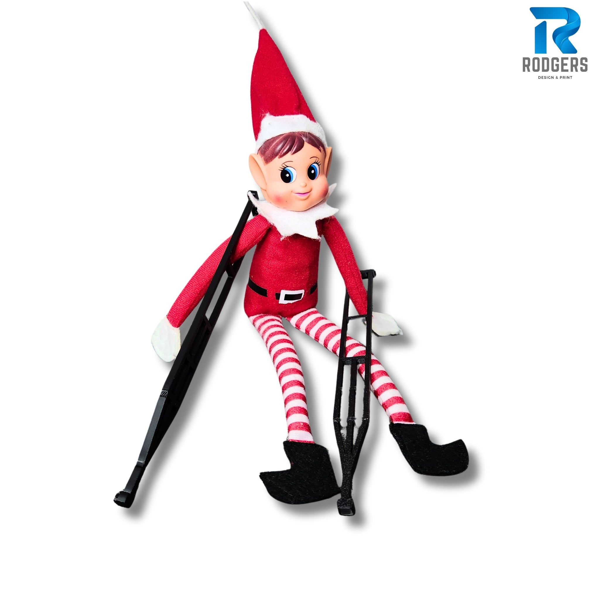 Elf Crutches - Perfect Elf Prop to help your elf recover!