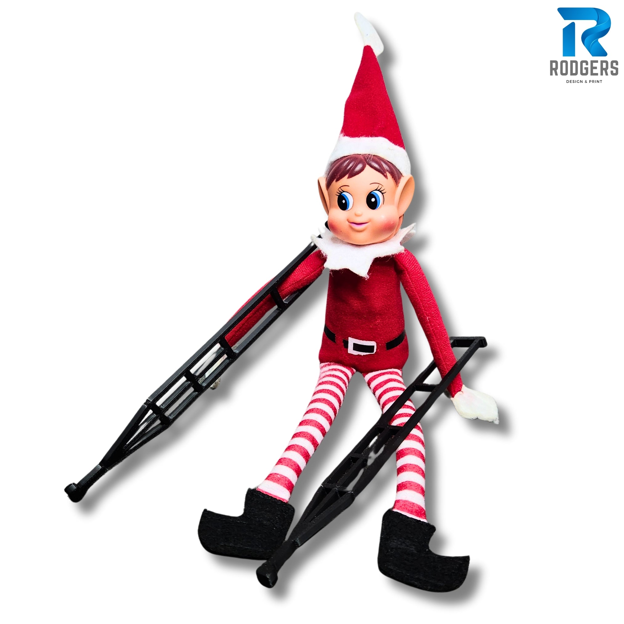 Elf Crutches - Perfect Elf Prop to help your elf recover!