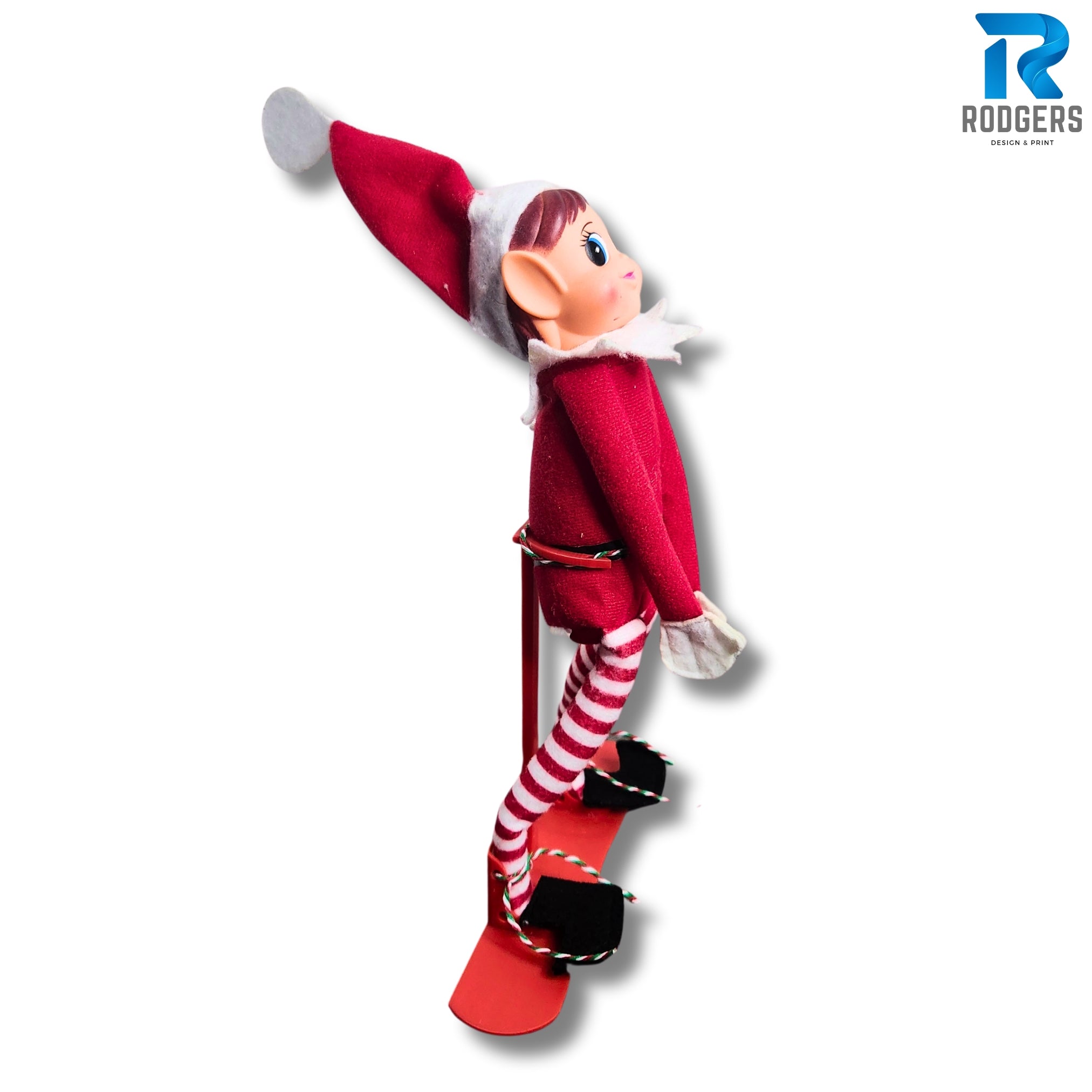 Elf Snowboard - Christmas Elf Prop - Snowboard Accessory for Elf Adventures