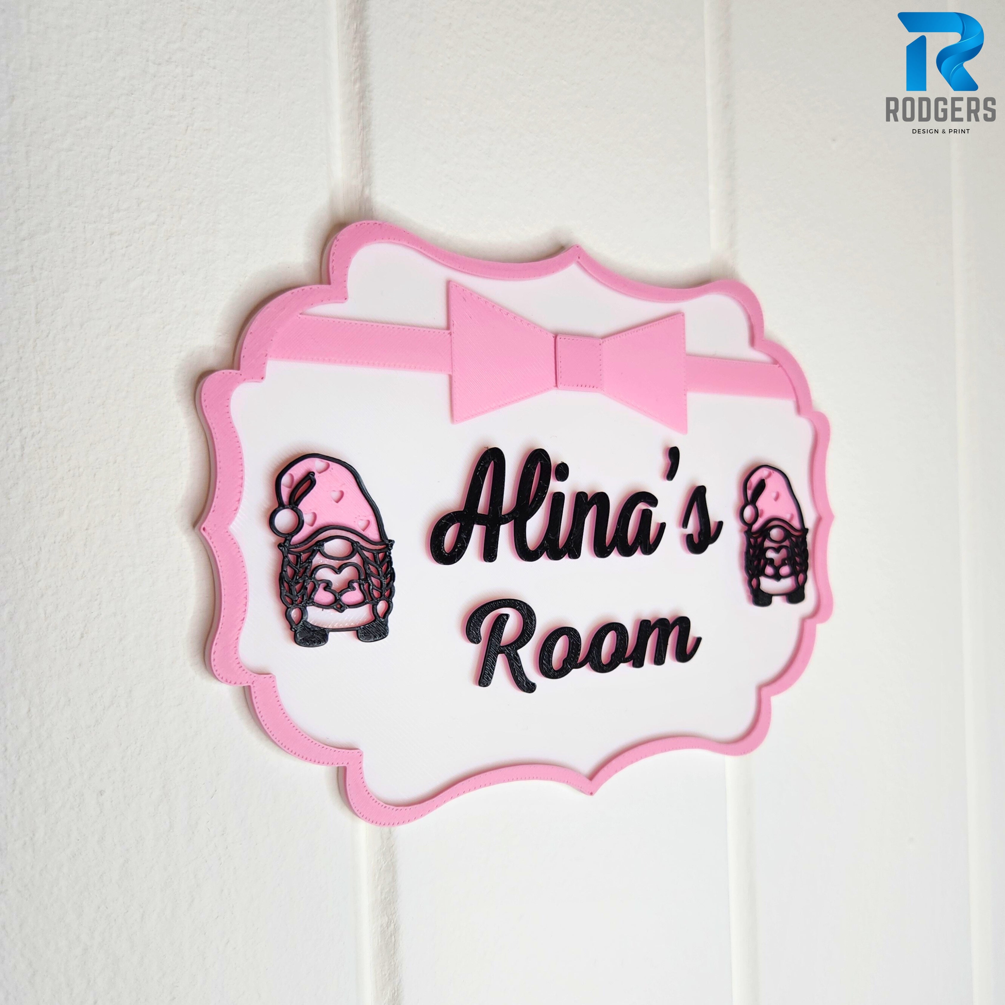 Personalised Gonk Room Signs