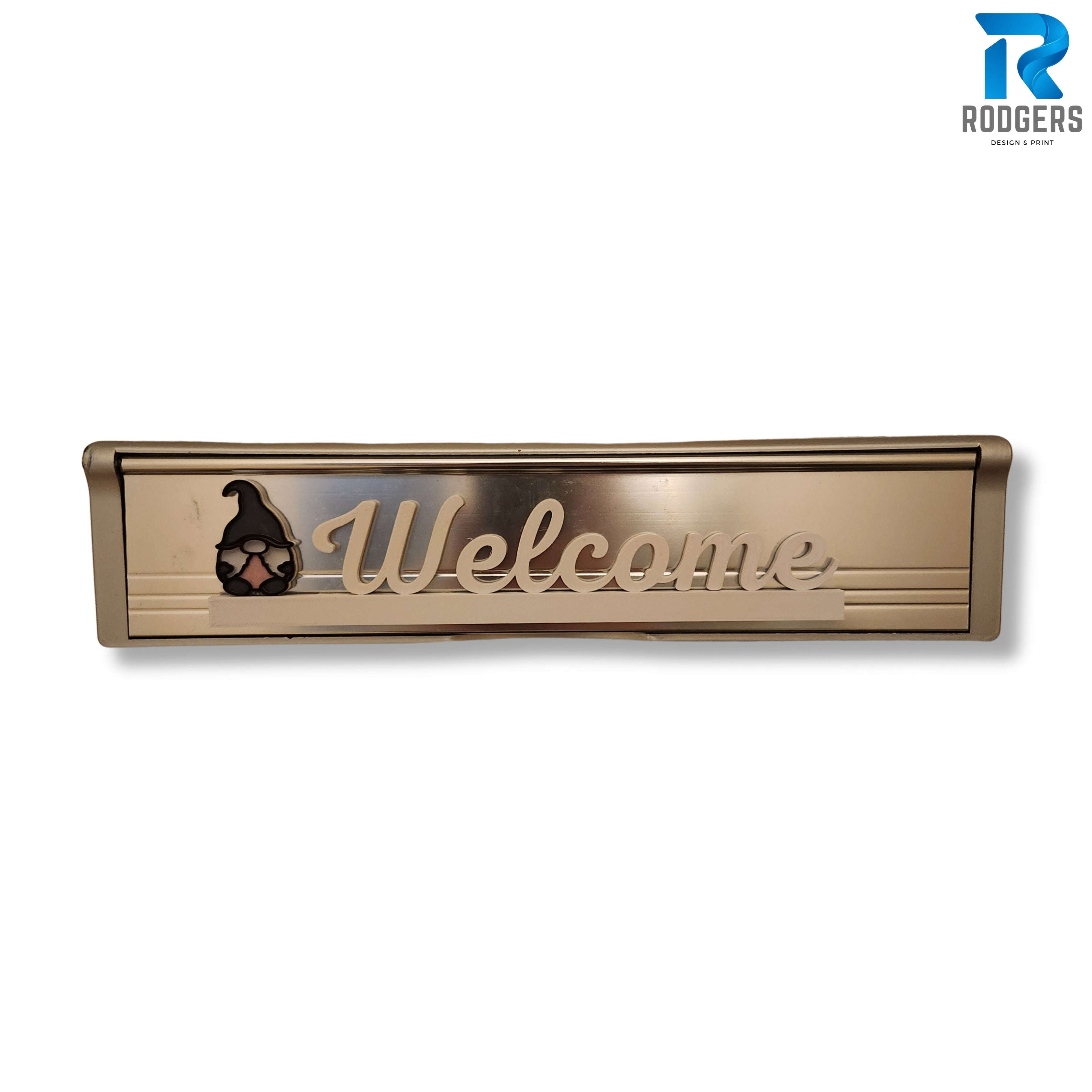 Gonk Letterbox Welcome Sign