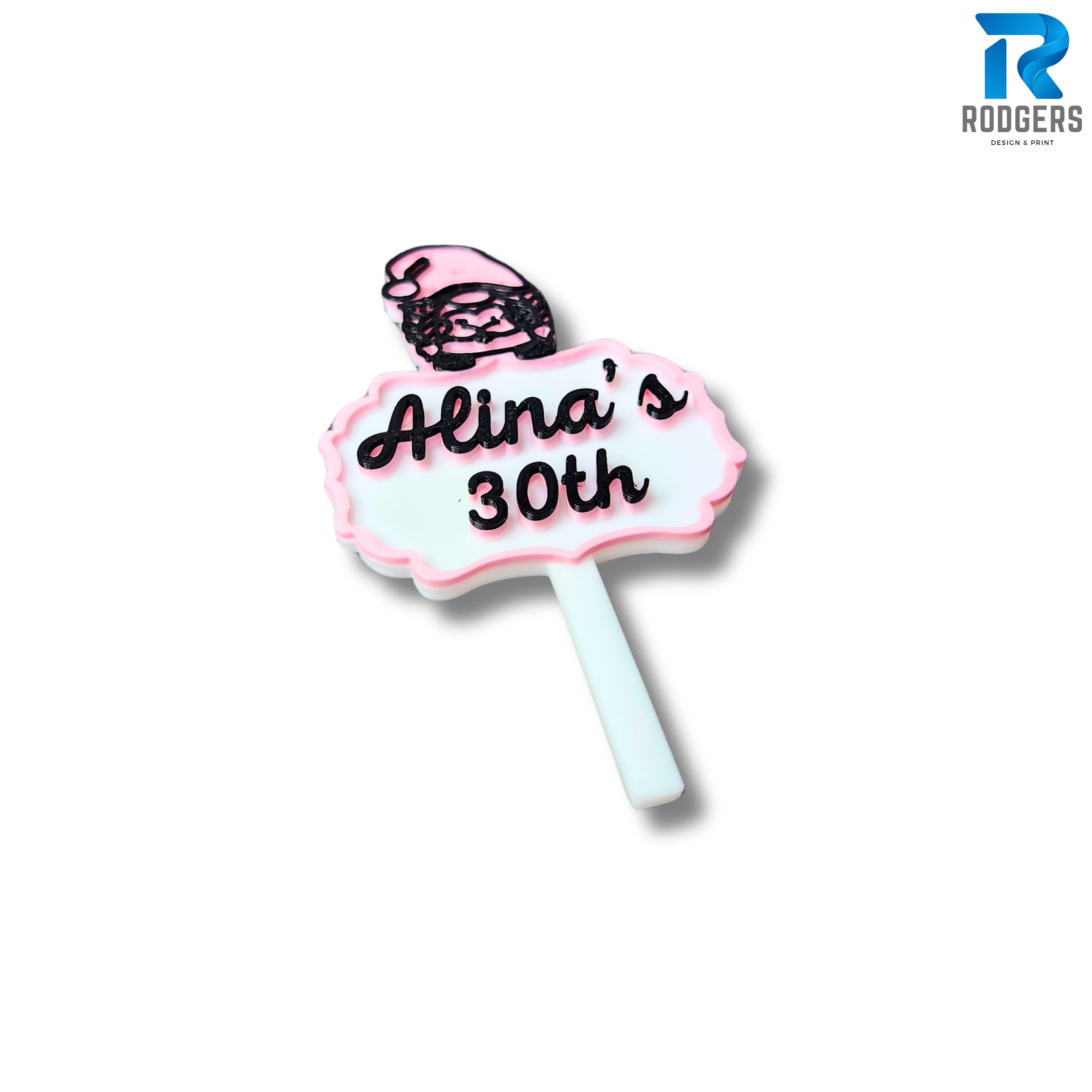 Personalised Gonk Cupcake Toppers - 5 Pack