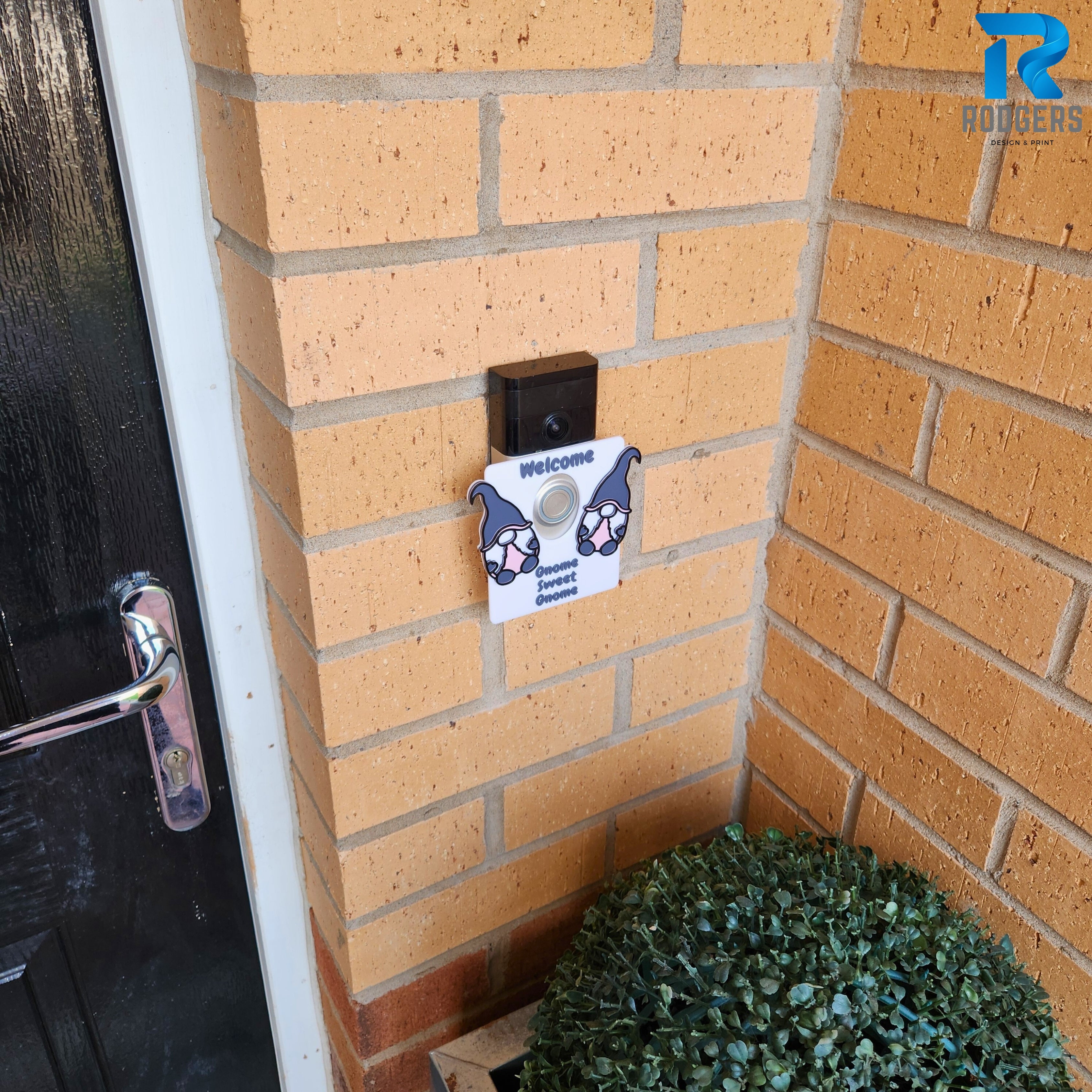 Gnome sweet gnome Ring Doorbell Cover/Faceplate