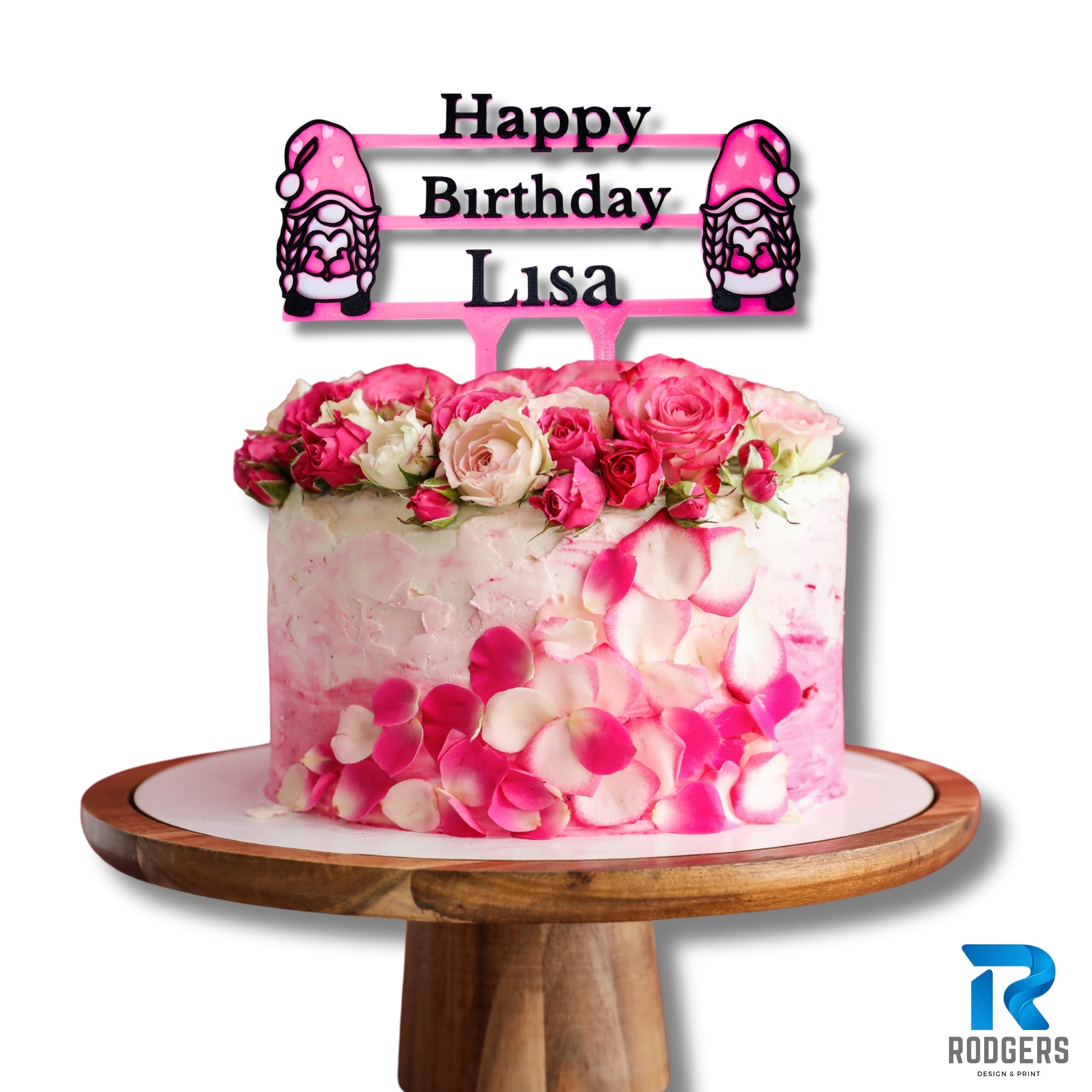 Gonk Birthday cake topper - Gonk cake decorations - Simple gonk cake ideas