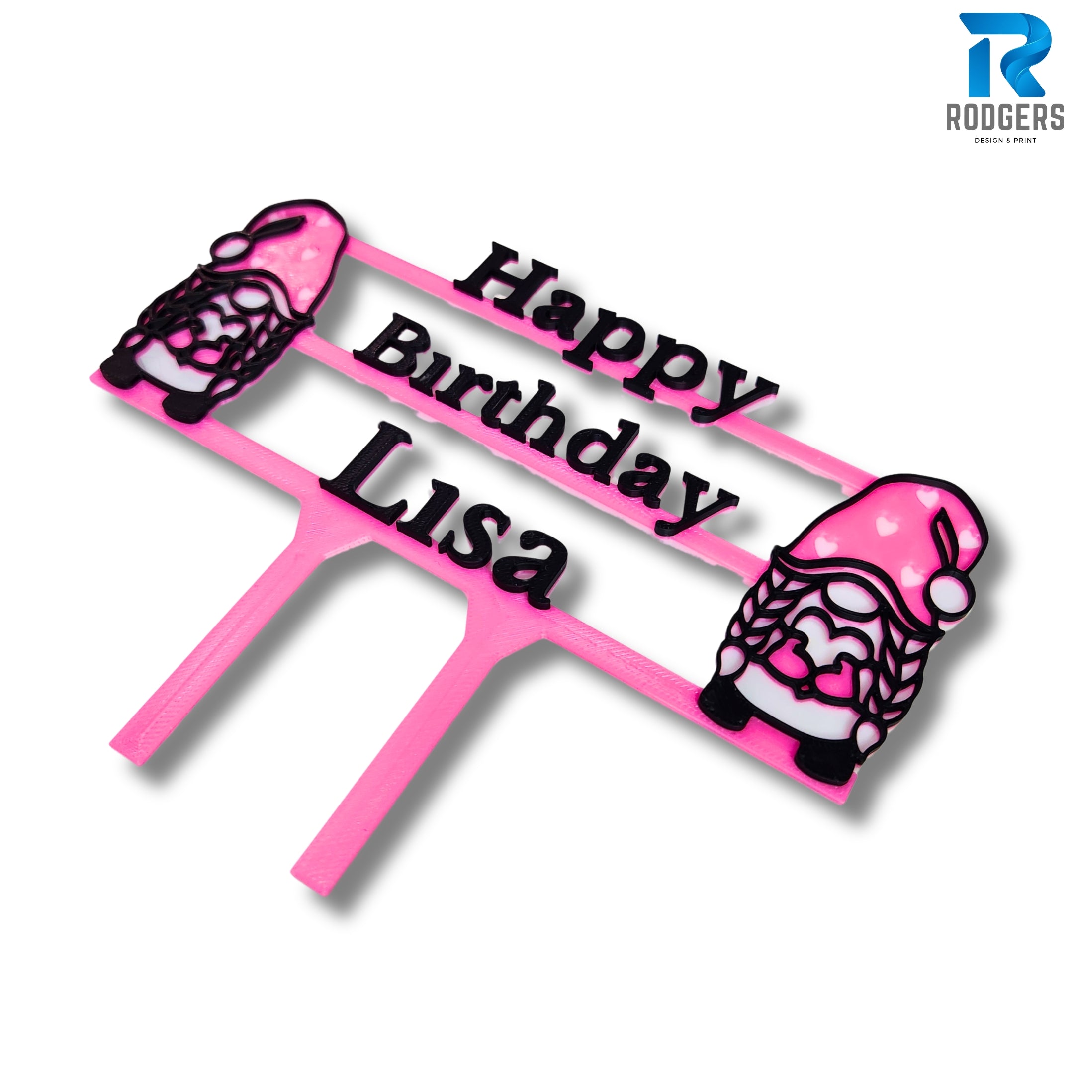 Gonk Birthday cake topper - Gonk cake decorations - Simple gonk cake ideas