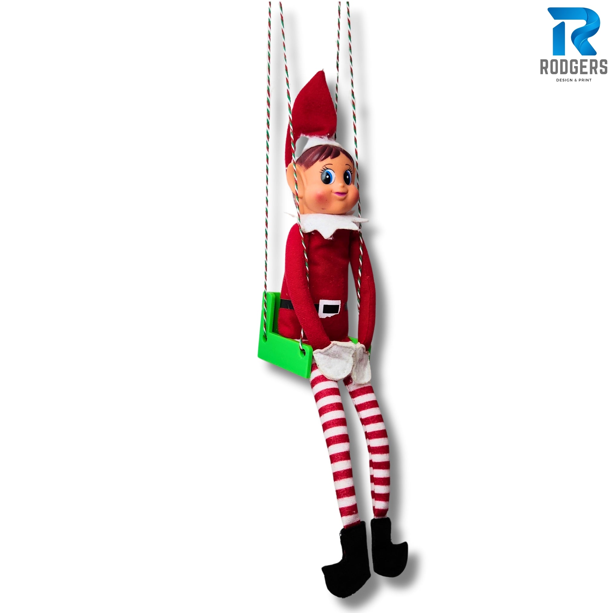 Elf Swing Prop – Christmas Hanging Swing – Perfect Elf Accessories for Holiday, elf accessories , elf tradition