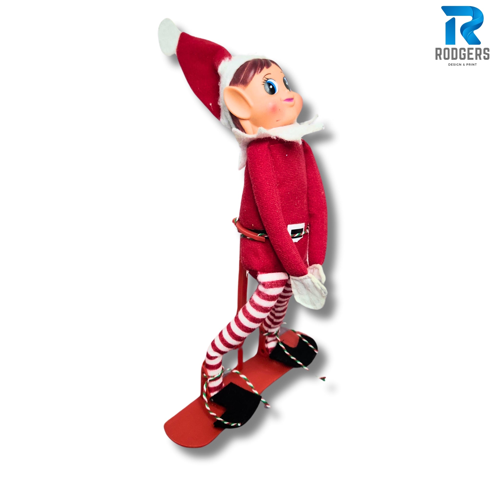 Elf Snowboard - Christmas Elf Prop - Snowboard Accessory for Elf Adventures